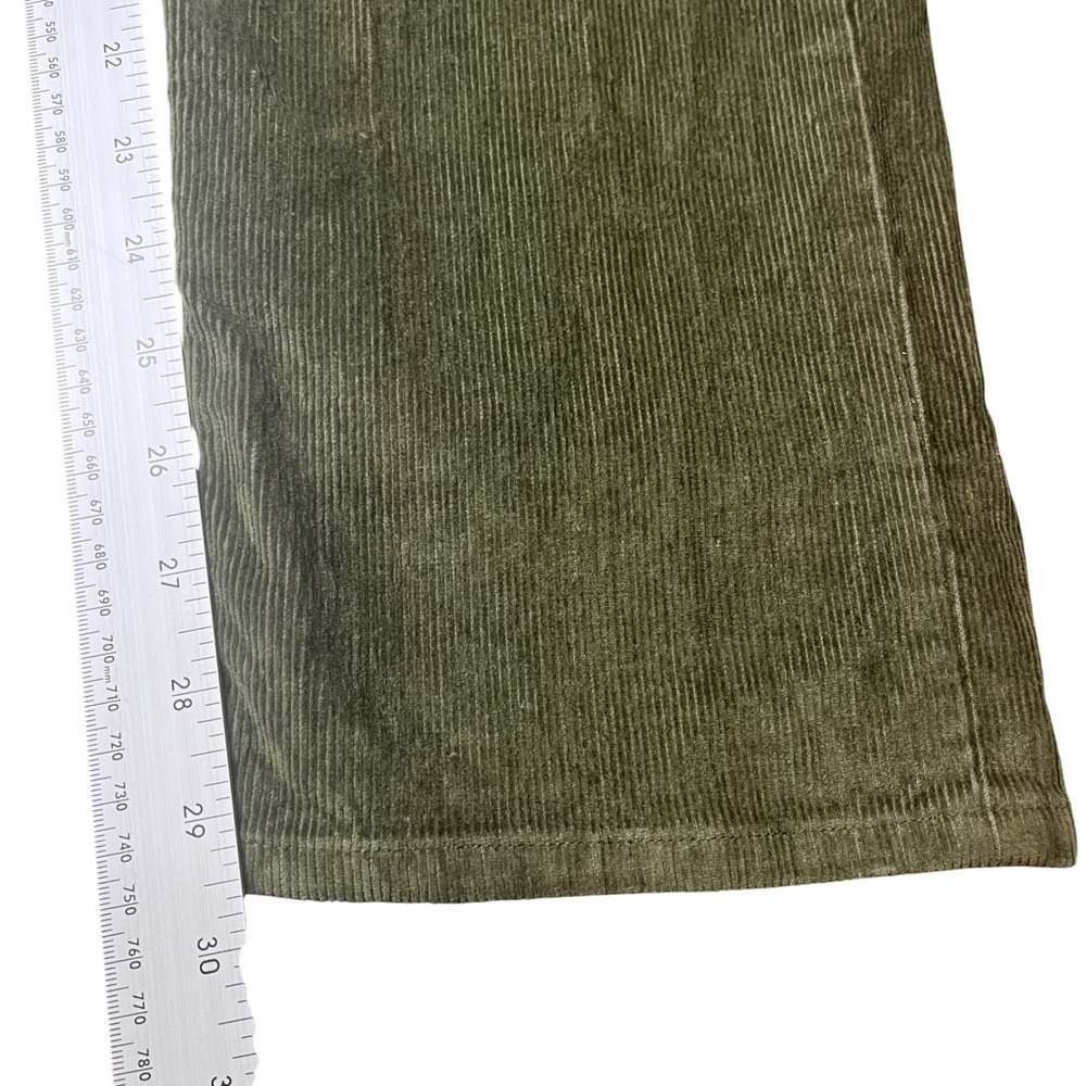 Vineyard Vines Corduroy Pants Mens 36x30 Olive Green 5-Pocket Straight Leg - Picture 7 of 8